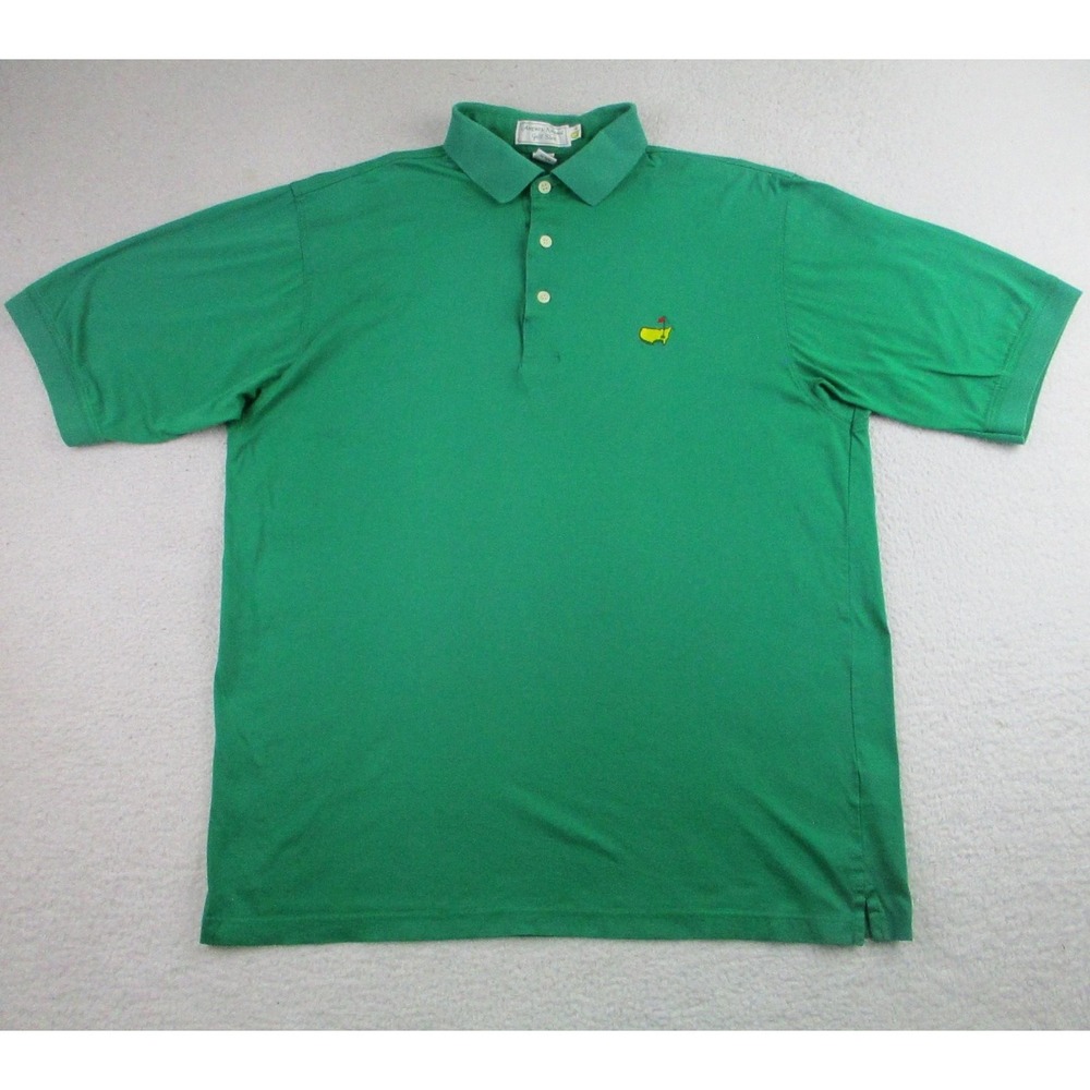 Augusta National Golf Shop Polo Shirt Mens L Slazenger Masters Embroidered Golf